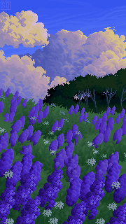 Flowers Blue