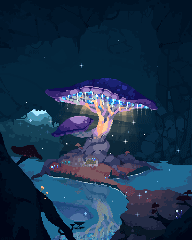 Glowing Mushroom