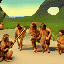Dragon vs Apemen