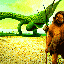Dragon vs Apemen