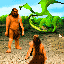 Dragon vs Apemen