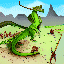 Dragon vs Apemen