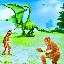 Dragon vs Apemen