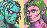 Mermish Folk Portraits