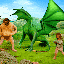 Dragon vs Apemen