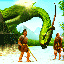 Dragon vs Apemen