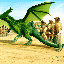 Dragon vs Apemen