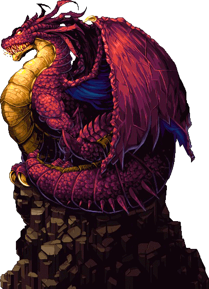 Dragon on a peak