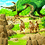 Dragon vs Apemen