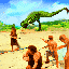 Dragon vs Apemen