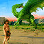 Dragon vs Apemen