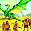Dragon vs Apemen