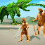 Dragon vs Apemen