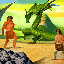 Dragon vs Apemen