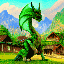 Dragon vs Apemen