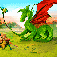 Dragon vs Apemen