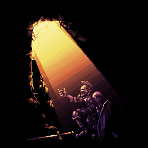 Knight Praying