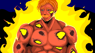 Flaming Dude