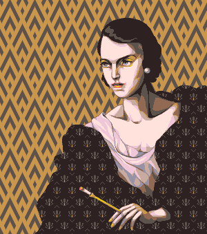 Smoking Lady