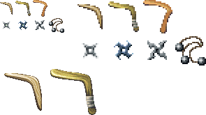 Weapons Thrown